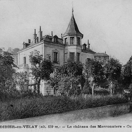 Les Marronniers Panzió Saint-Didier-en-Velay Kültér fotó